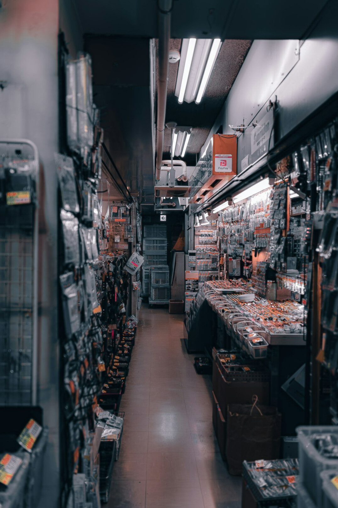 electronics store interior